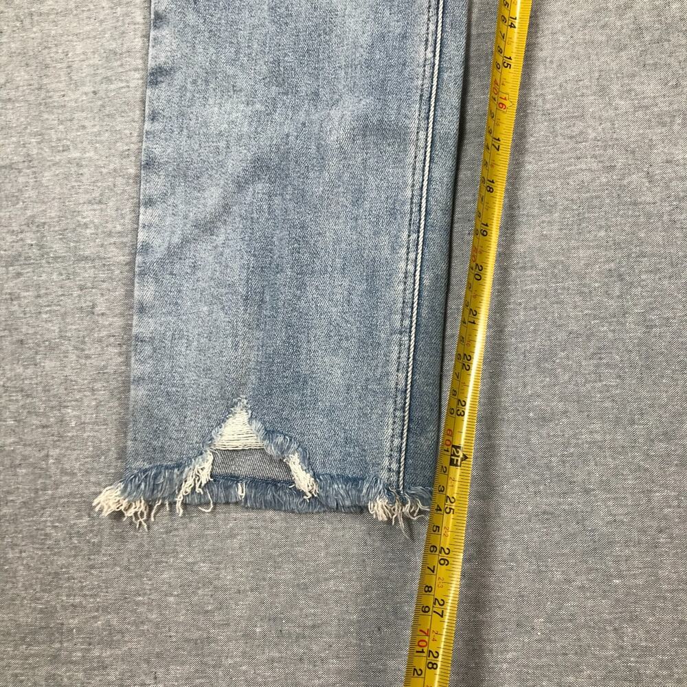 Just USA 32/14 Blue Jeans Carol High Rise Button Fly Cropped Slim Straight NWT L - Picture 10 of 10